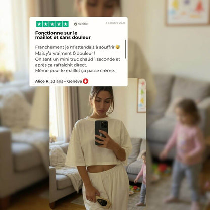 Lumizia Confort - Épilateur à lumière pulsée Ice Cooling Peau Sensible - 999 999 Flashs Indolore - Lumizia